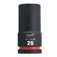 Milwaukee ShockWave™ Krachtdop 3/4" lang | 26 mm - 4932480385 - thumbnail