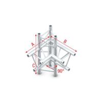 MILOS Milos Corner 90° up/down, right 71 cm P truss - thumbnail