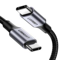 Kabel USB naar Lightning Ugreen 70427 Zwart Zilverkleurig 1 m - thumbnail