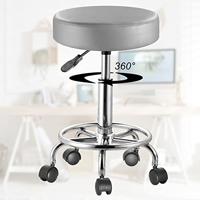 Rolkruk - Hoogte Verstelbaar 360° Draaibaar - 51-65cm Zithoogte Grijs - thumbnail