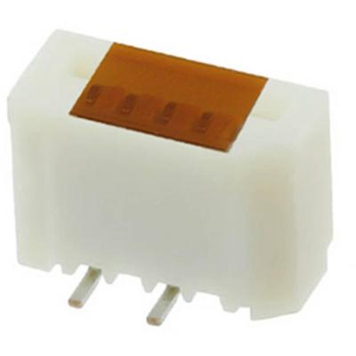 Molex 528080471 Female header (standaard) Totaal aantal polen: 4 Rastermaat: 1 mm Inhoud: 1 stuk(s) Tape on Full reel