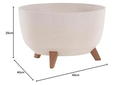 Siena Garden OSLO 921_05 Plantcontainer Polypropyleen Crème