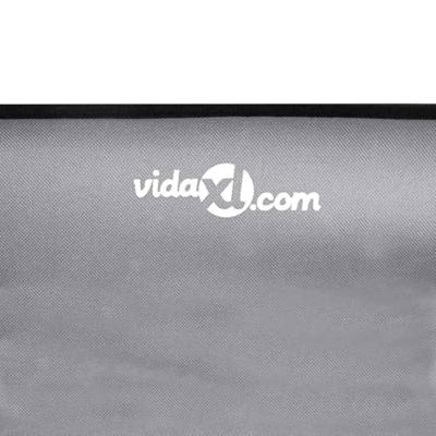 VidaXL Hondenbed lichtgrijs 75 x 75 x 30 cm staal