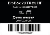 Wera TX HF 05057778001 Torx-bit TX 25 20 onderdelen - thumbnail