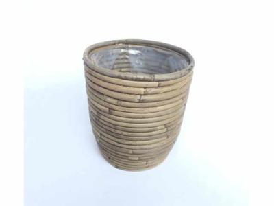 Pot rond ballon streep D24H24 cm Van der Leeden - Van der leeden