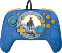 PDP Wired Rematch Controller - Zelda Hyrule Blue - thumbnail