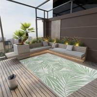 Buitenkleed ARAKIL 190x290 cm polypropeen groen - thumbnail