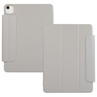 Lunso iPad Air 13 inch (2024/2025) - Tri-Fold Bookcase hoes - Lichtgrijs - thumbnail