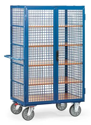 Fetra Hauptartikel 5393 Kastwagen Staal Poedercoating Laadvermogen (max.): 750 kg Stralend blauw (RAL 5007)