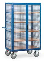 Fetra Hauptartikel 5393 Kastwagen Staal Poedercoating Laadvermogen (max.): 750 kg Stralend blauw (RAL 5007) - thumbnail