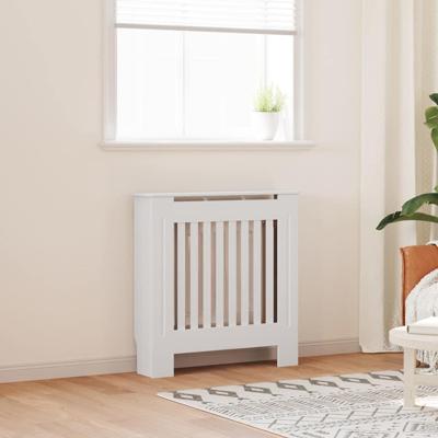 Radiatorombouw 78 cm MDF wit