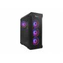 Genesis Irid 505 ARGB Midi-tower PC-behuizing Zwart, Transparant - thumbnail