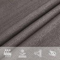 VidaXL Zonnezeil 160 g/m² 2x5 m hdpe antracietkleurig - thumbnail