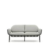 Kave Home 2-zits Tuinbank 'Joncols' kleur Grijs - thumbnail