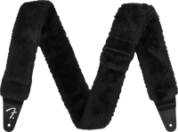 Fender Poodle Plush Strap, Black - thumbnail