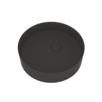 Opbouw Waskom Ideavit Solidfloat 40x40x12 cm Solid Surface Mat Grijs - thumbnail