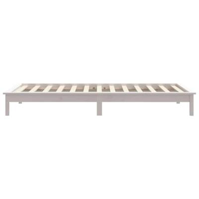 Bedframe massief grenenhout wit 90x200 cm Bedframe massief grenenhout wit 90x200 cm