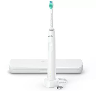 Philips Sonicare 3100 series 3100 series HX3673/13 Sonische, elektrische tandenborstel + reisetui - Wit Philips Sonicare 3100 series 3100 series HX3673/13 Sonische, elektrische tandenborstel + reisetui - Wit