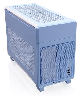 Thermaltake TR100 Hydrangea Blue Mini-tower Gaming-behuizing Babyblauw Zijvenster