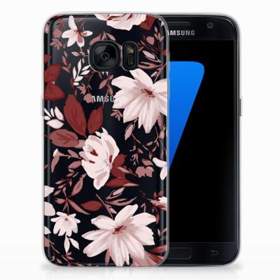 Smartphone hoesje Samsung Galaxy S7 Watercolor Flowers Smartphone hoesje Samsung Galaxy S7 Watercolor Flowers