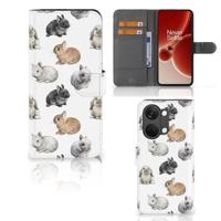 Telefoonhoesje | Met pasjeshouder | voor OnePlus Nord 3 Konijntjes - thumbnail