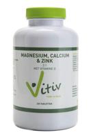 Vitiv Magnesium calcium zink 200 Tabletten - thumbnail