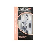 Royal 24 Glue-On Nail Tips - Mystique Almond (met nagellijm) - thumbnail