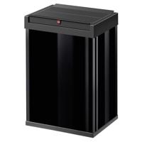 Hailo Big-Box Swing L 8401410 Afvalbak 35 l Plaatstaal (l x b x h) 340 x 339 x 545 mm Zwart Met zelfsluitende zwenkdeksel 1 stuk(s) - thumbnail