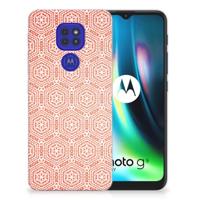 Motorola Moto G9 Play | E7 Plus | TPU bumper | Pattern Orange - thumbnail