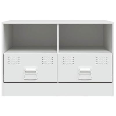 Tv-meubel 67x39x44 cm staal wit