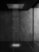 Hoofddouche Hotbath Mate Met Cascade Vierkant 95x95 cm LED Chroom - thumbnail