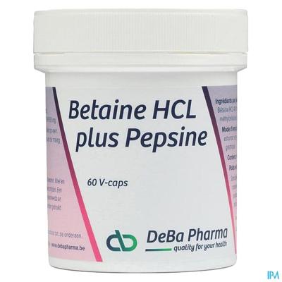 Betaine Hcl + Pesine V-caps 60 Deba