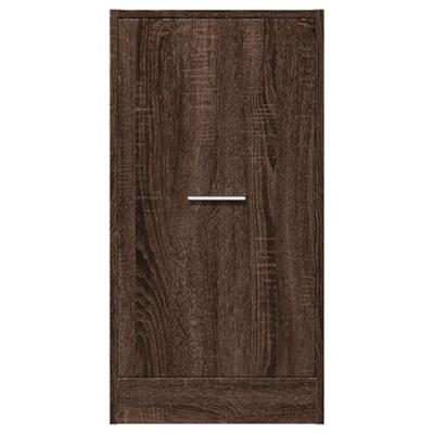Apothekerskast 40x41x77,5 cm bewerkt hout bruin eikenkleurig - thumbnail