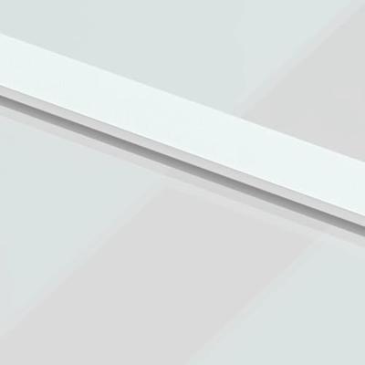 VidaXL Schuifdeur 102,5x205 cm gehard glas en aluminium wit