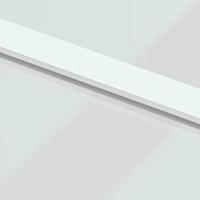 VidaXL Schuifdeur 102,5x205 cm gehard glas en aluminium wit - thumbnail