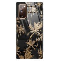 Samsung Galaxy S20 FE glazen hardcase - Palmbomen - thumbnail
