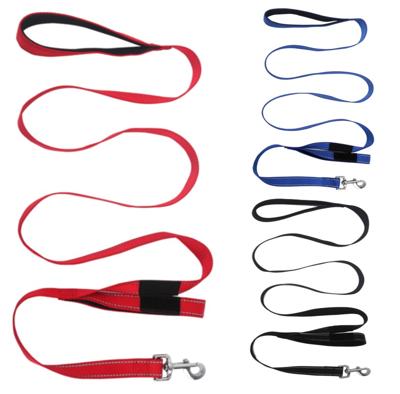 Nobleza Hondenriem met handvatten - 2 Meter - Reflecterend - Breedte 2,5 cm