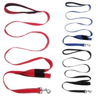 Nobleza Hondenriem met handvatten - 2 Meter - Reflecterend - Breedte 2,5 cm - thumbnail