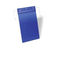 Durable Documentenzak | B210xH297 mm DIN A4 hoog | met flexibele draadbeugel | donkerblauw | pak a 50 stuks - 175307 175307 - thumbnail