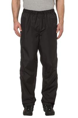 Vaude Fluid II Full-zip Regenbroek Heren Black XL Vaude Fluid II Full-zip Regenbroek Heren Black XL