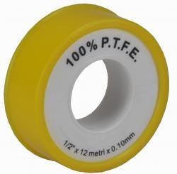 Wiesbaden Teflon-Tape 12 mtr x 12 mm x 0,1 mm ongekeurd