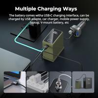 SmallRig 4577 NP-F970 USB-C Rechargeable Camera Battery, green - thumbnail