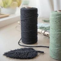 Vaessen Creative • macramé touw 3mmx100m zwart - thumbnail