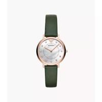 Emporio Armani RVS Wit Groen Dames Ar11150 - thumbnail
