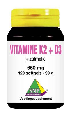 Snp Snp Vitamine K2 D3 Zalmolie (120ca)