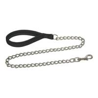 Honden kettinglijn miami plus 4mm zwart - thumbnail