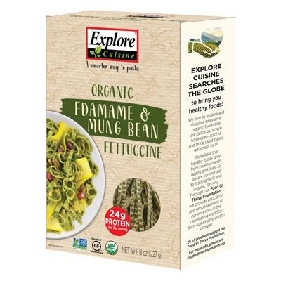 Explore Cuisine Biologische Edamame & Mungbonen Fettucini 200 Gram