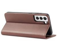 Casecentive Leren Wallet case Luxe Samsung Galaxy S21 bruin - thumbnail
