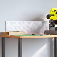 VidaXL Trap tread rechthoekig 2 pcs zilver 40 x 20 cm aluminium - thumbnail