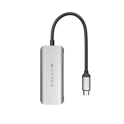 Hyper HD41-GL 4-in-1 USB-C adapter - HDMI 4K60Hz - USB-C 5Gb/s 100W PD - 2x USB-A 5Gb/s